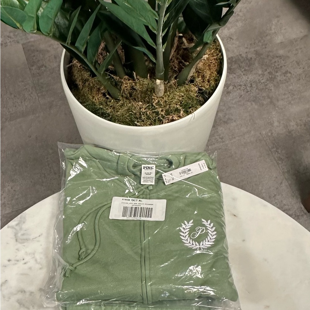 PINK Victoria's Secret Green Hoodie